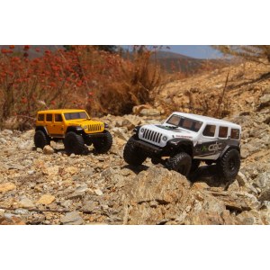 Радиоуправляемая трофи Axial 1/24 SCX24 2019 Jeep Wrangler JLU CRC 4WD Brushed RTR (оранжевый) AXI00002T2 