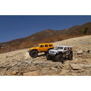 Радиоуправляемая трофи Axial 1/24 SCX24 2019 Jeep Wrangler JLU CRC 4WD Brushed RTR (оранжевый) AXI00002T2 