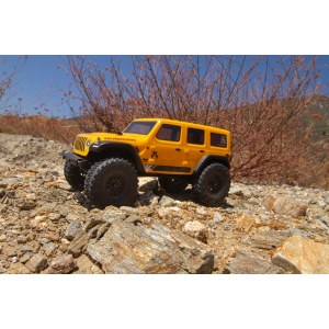 Радиоуправляемая трофи Axial 1/24 SCX24 2019 Jeep Wrangler JLU CRC 4WD Brushed RTR (оранжевый) AXI00002T2 