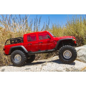 Радиоуправляемая машина Axial 1/10 1/10 SCX10 III Jeep JT Gladiator Rock Crawler with Portals RTR (красный) AXI03006T2