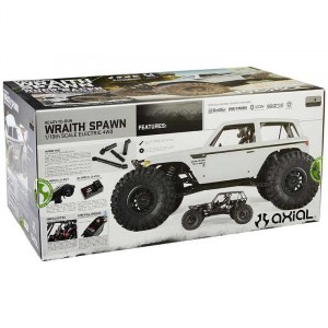 Краулер на радиоуправлении Axial 1/10 Wraith Spawn 4WD Rock Racer Brushed RTR (белый) AXID9045