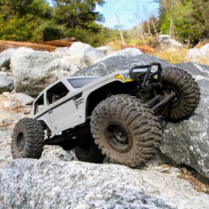 Краулер на радиоуправлении Axial 1/10 Wraith Spawn 4WD Rock Racer Brushed RTR (белый) AXID9045