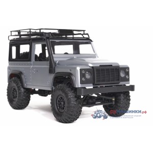 Радиоуправляемая машина MN MODEL американский внедорожник Defender D90 (серебристый) 4WD 2.4G 1/12 RTR MN-99S