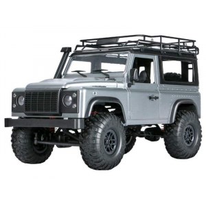 Радиоуправляемая машина MN MODEL американский внедорожник Defender D90 (серебристый) 4WD 2.4G 1/12 RTR MN-99S