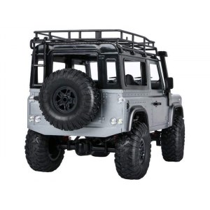 Радиоуправляемая машина MN MODEL американский внедорожник Defender D90 (серебристый) 4WD 2.4G 1/12 RTR MN-99S