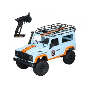 Радиоуправляемая машина MN MODEL американский внедорожник Defender D90 (голубой) 4WD 2.4G 1/12 RTR MN-99B