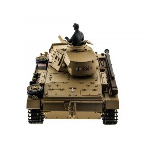 Радиоуправляемый танк Heng Long Panzer III type H Original V6.0 2.4G 1/16 RTR - HL3849-1O6.0