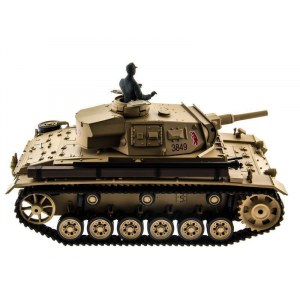 Радиоуправляемый танк Heng Long Panzer III type H Original V6.0 2.4G 1/16 RTR - HL3849-1O6.0