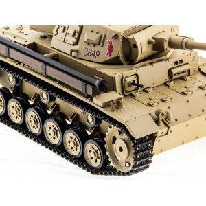 Радиоуправляемый танк Heng Long Panzer III type H Original V6.0 2.4G 1/16 RTR - HL3849-1O6.0