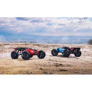 Радиоуправляемая модель трагги ARRMA 1:8 KRATON 6S V5 4WD BLX RTR (синий) ARA8608V5T2