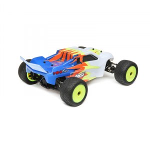 Трагги на радиоуправлении Losi 1/18 Mini-T 2.0 2WD Stadium Truck Brushed RTR (синий) LOS01015T2