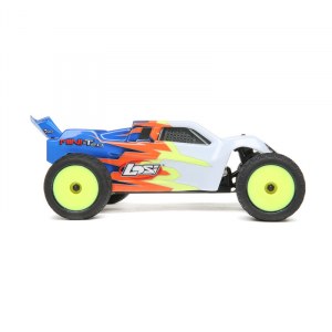 Трагги на радиоуправлении Losi 1/18 Mini-T 2.0 2WD Stadium Truck Brushed RTR (синий) LOS01015T2