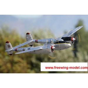 Радиоуправляемый самолет FreeWing P-38L Lightning PNP FLW3011P