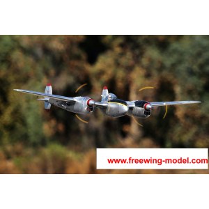 Радиоуправляемый самолет FreeWing P-38L Lightning PNP FLW3011P