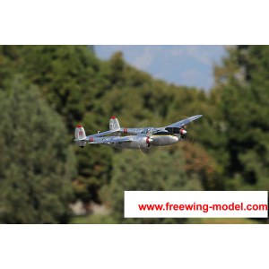 Радиоуправляемый самолет FreeWing P-38L Lightning PNP FLW3011P