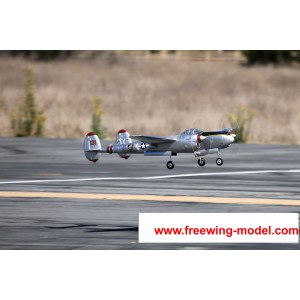 Радиоуправляемый самолет FreeWing P-38L Lightning PNP FLW3011P