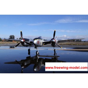 Радиоуправляемый самолет FreeWing P-38L Lightning PNP FLW3011P