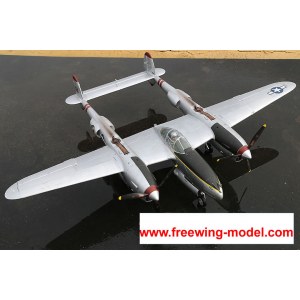 Радиоуправляемый самолет FreeWing P-38L Lightning PNP FLW3011P