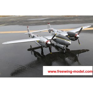 Радиоуправляемый самолет FreeWing P-38L Lightning PNP FLW3011P