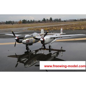 Радиоуправляемый самолет FreeWing P-38L Lightning PNP FLW3011P