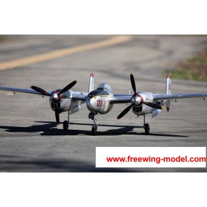 Радиоуправляемый самолет FreeWing P-38L Lightning PNP FLW3011P