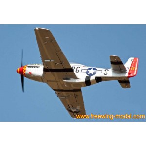 Радиоуправляемый самолет FreeWing P-51D HP "Old Crow" PNP FW30122P