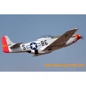 Радиоуправляемый самолет FreeWing P-51D HP "Old Crow" PNP FW30122P