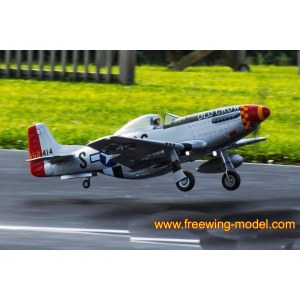 Радиоуправляемый самолет FreeWing P-51D HP "Old Crow" PNP FW30122P