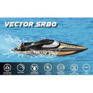 Радиоуправляемый катер Volantex RC Vector SR80 Brushless 2.4G ARTR - EXA79804AR