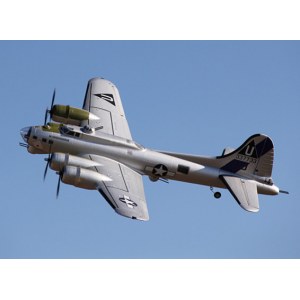 Радиоуправляемый самолет Top RC B17 серебристый 1875мм PNP top073B