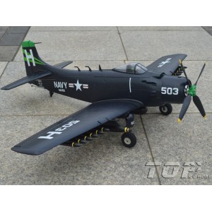 Радиоуправляемый самолет Top RC A1 Sky Raider белый 800мм 2.4G 4-ch LiPo RTF top027C