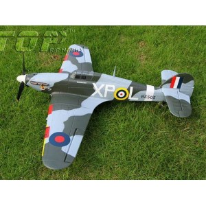 Радиоуправляемый самолет Top RC Hurricane зеленый 750мм 2.4G 4-ch LiPo RTF top013C