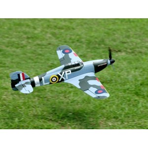 Радиоуправляемый самолет Top RC Hurricane зеленый 750мм 2.4G 4-ch LiPo RTF top013C