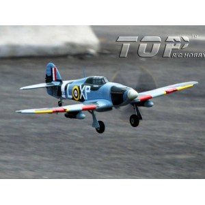 Радиоуправляемый самолет Top RC Hurricane зеленый 750мм 2.4G 4-ch LiPo RTF top013C