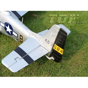 Радиоуправляемый самолет Top RC P-51D синий 750мм 2.4G 4-ch LiPo RTF top018C