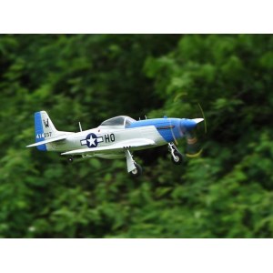 Радиоуправляемый самолет Top RC P-51D синий 750мм 2.4G 4-ch LiPo RTF top018C