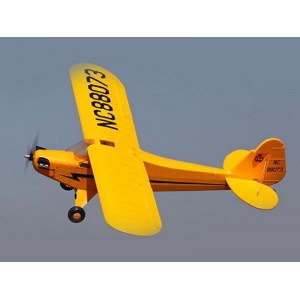 Радиоуправляемый самолет Top RC J3 желтый 1400мм KIT top066A