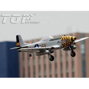 Радиоуправляемый самолет Top RC P-51D Pro желтый 750мм flight controller PNP top017D