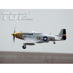 Радиоуправляемый самолет Top RC P-51D Pro желтый 750мм flight controller PNP top017D