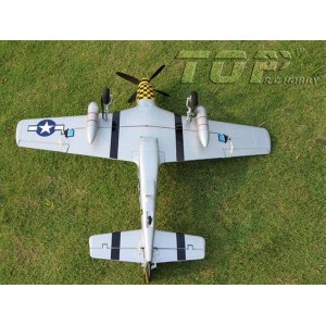 Радиоуправляемый самолет Top RC P-51D Pro желтый 750мм flight controller PNP top017D