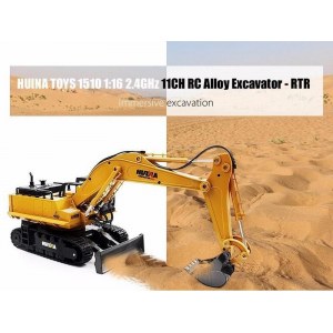 Радиоуправляемый экскаватор HUI NA TOYS 2.4G 11CH 1/16 RTR HN1510