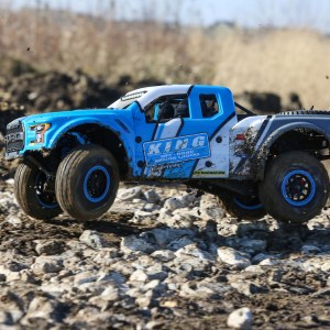 Шорт-корс Losi 1:10 Ford Raptor Baja Rey 4WD Brushless RTR with SMART (синий) LOS03020V2T1