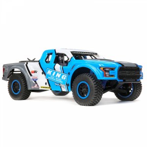 Шорт-корс Losi 1:10 Ford Raptor Baja Rey 4WD Brushless RTR with SMART (синий) LOS03020V2T1