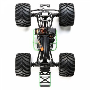 Радиоуправляемая машина Losi 1/10 LMT 4WD Solid Axle Monster Truck RTR, Grave Digger (зелёный) LOS04021T1