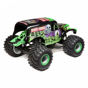 Радиоуправляемая машина Losi 1/10 LMT 4WD Solid Axle Monster Truck RTR, Grave Digger (зелёный) LOS04021T1