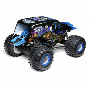 Радиоуправляемый внедорожник Losi 1/10 LMT 4WD Solid Axle Monster Truck RTR, Son-uva Digger LOS04021T2