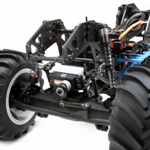 Радиоуправляемый внедорожник Losi 1/10 LMT 4WD Solid Axle Monster Truck RTR, Son-uva Digger LOS04021T2