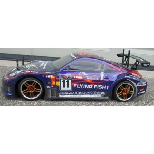 Радиоуправляемый машина для дрифта HSP Flying Fish 1 - 1:10 4WD - 94123PRO-GTR (Кузов Nissan GTR R35)