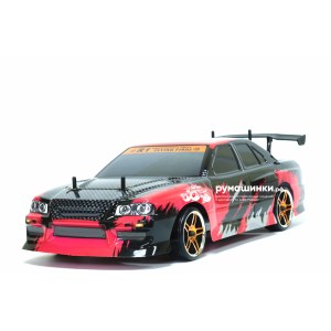 Радиоуправляемый машинка для дрифта HSP Flying Fish 1 - 1:10 4WD - 94123PRO-12335 (Кузов Nissan R34 Skyline)