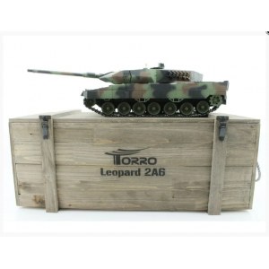 Радиоуправляемый танк Taigen 1/16 Leopard 2 A6 (Германия) (для ИК боя) САМО V3.0 2.4G RTR TG3889-1B-CM-IR3.0